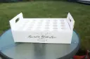 White Confetti Cone Holder – 30-Hole Wedding Flower Holder | Weddetti